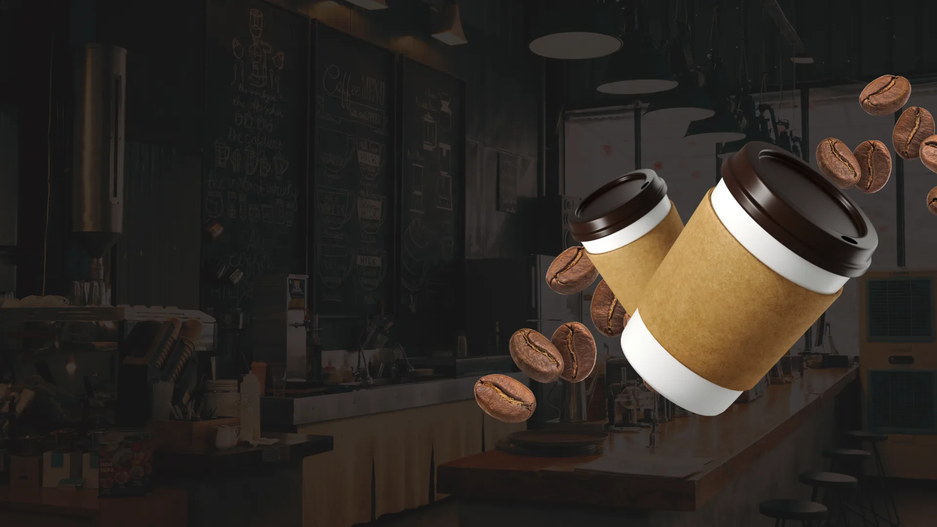 Coffee Shop ERP mobile espresso bar at a professional event