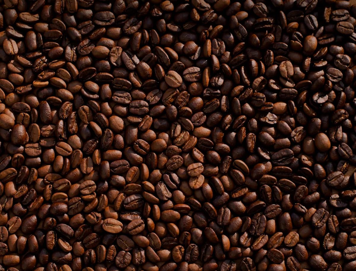 Coffee beans and brewing tools