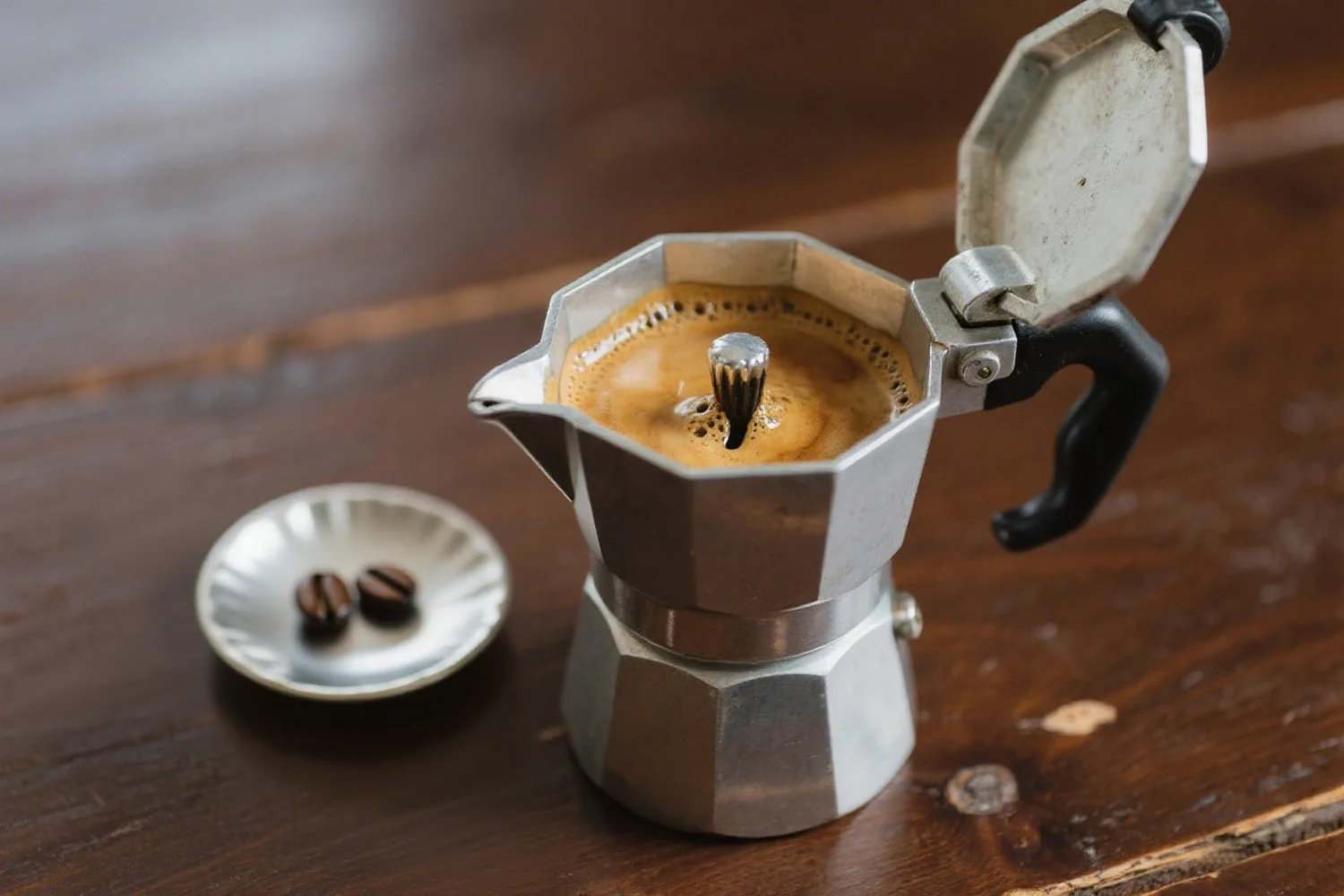 Moka pot stovetop coffee